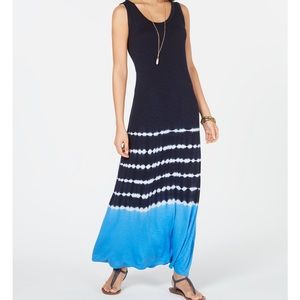 Style & Co Tie-Dyed Maxi Dress NWT